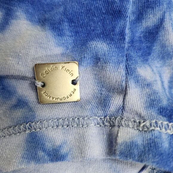 Calvin Klein Womens Athletic Top Size 2X Tie Die Hippie Gypsy Retro Athaleisure - Picture 10 of 12